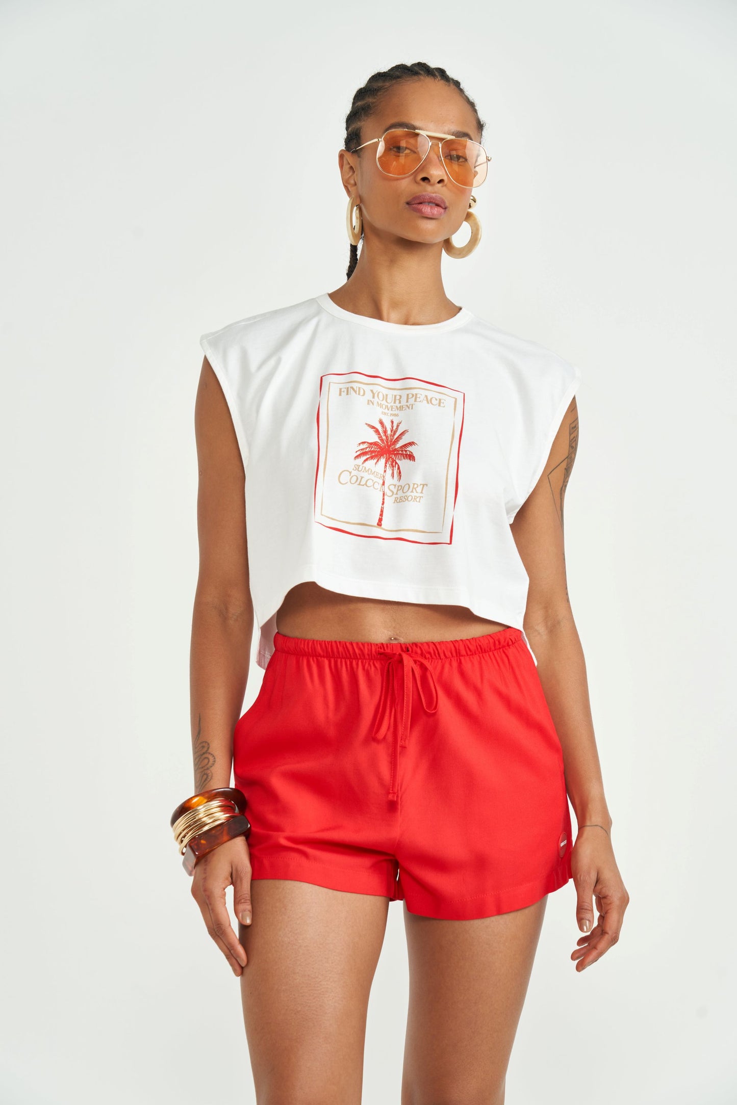 Cropped tank top